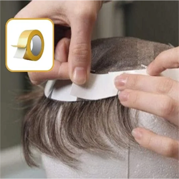 how to attach hair patch